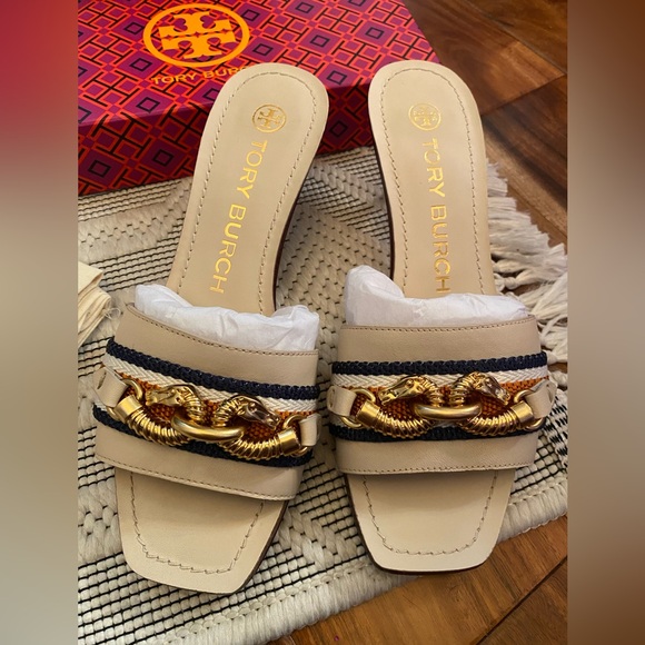 Tory Burch Jessa 55MM Calf Leather Sandals - Picture 6 of 9